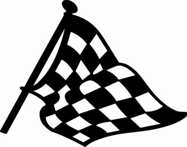 Race Car Numbers Vector Clip Art