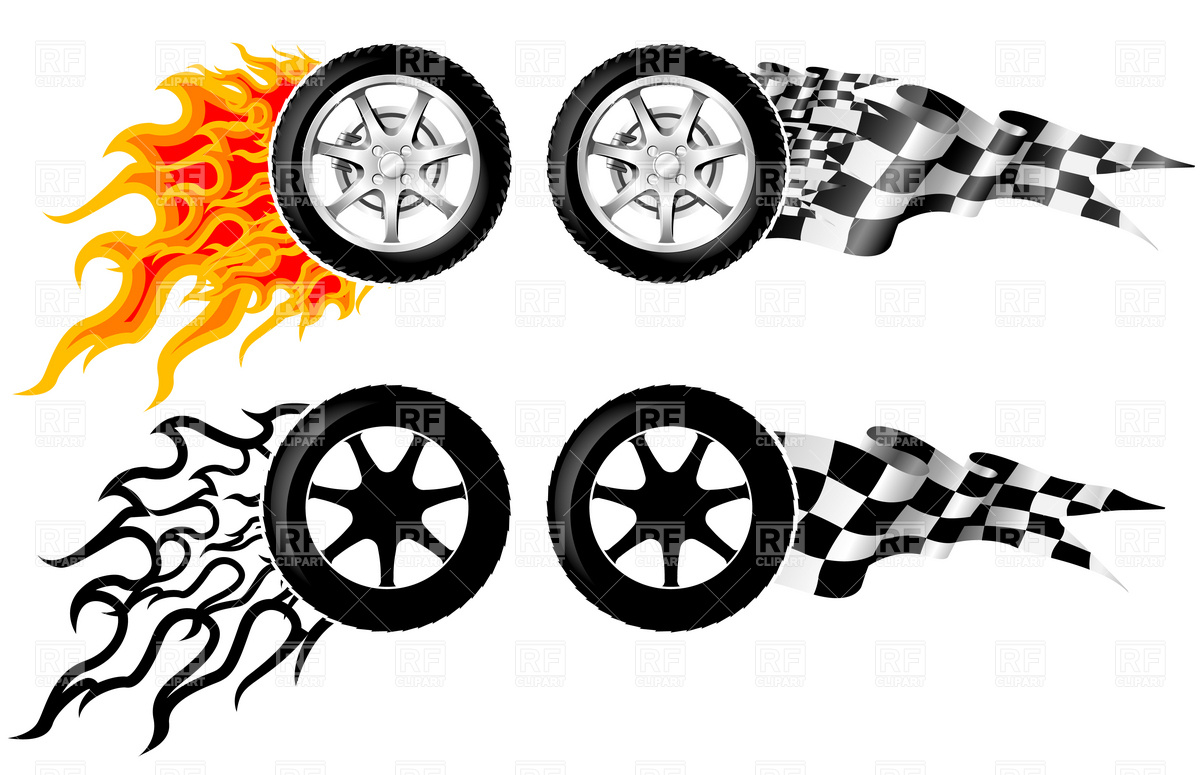 Race Car Wheel Clip Art