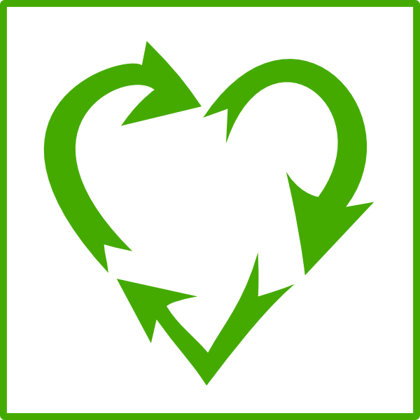 Recycle Heart Clip Art