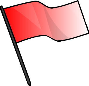 Red-Flag Clip Art