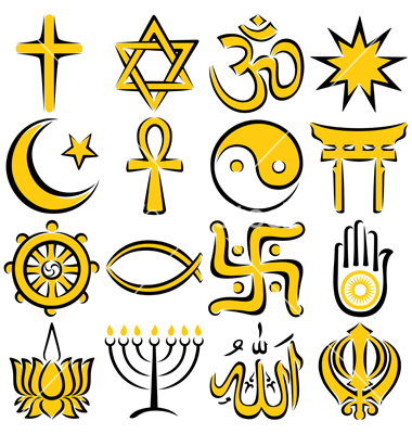 8 Religious Symbols Vector Art Images