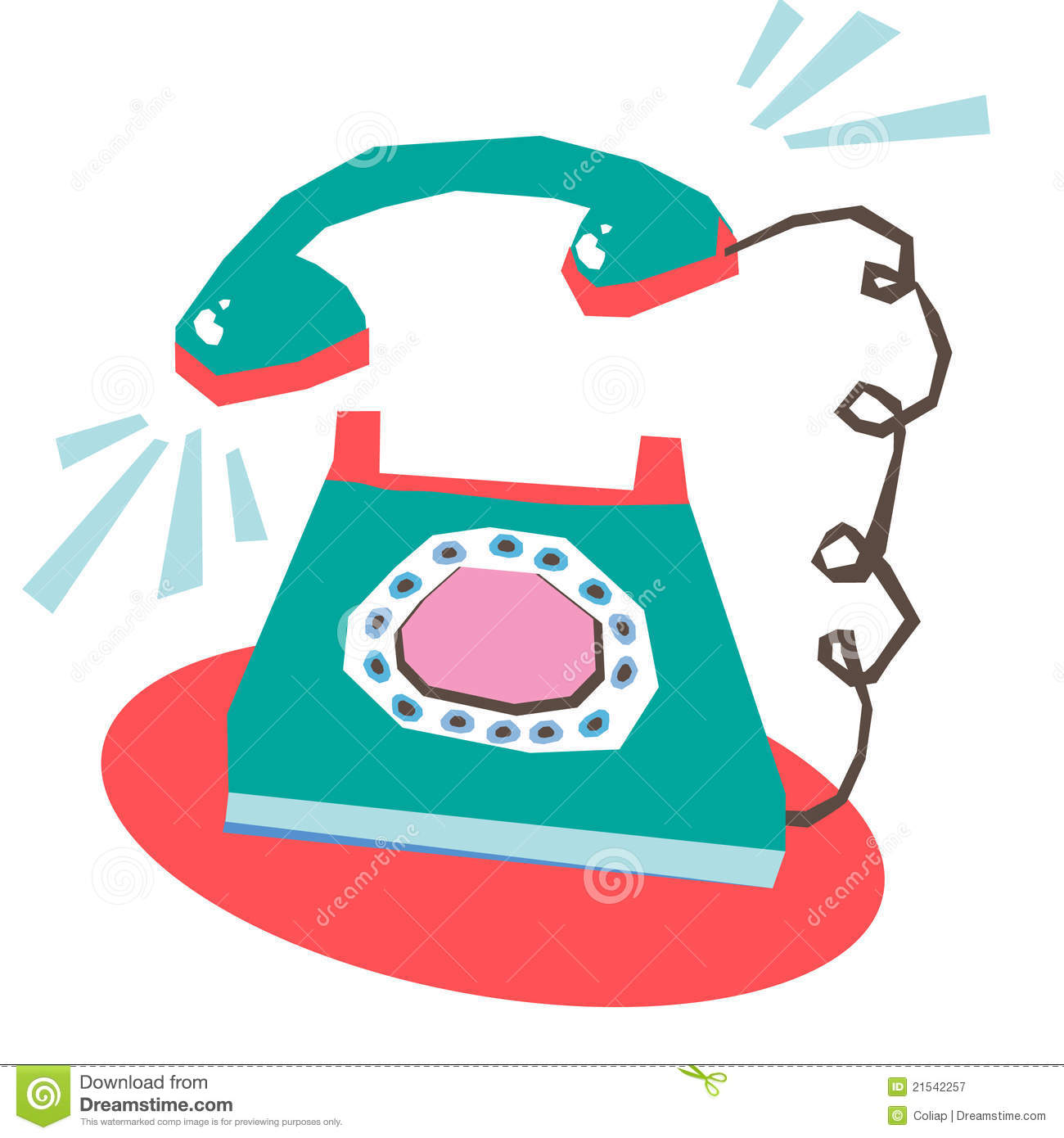 Ringing Phone Clip Art