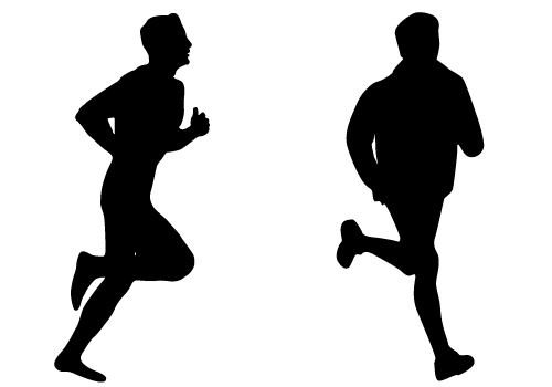 Runner Silhouette Vector