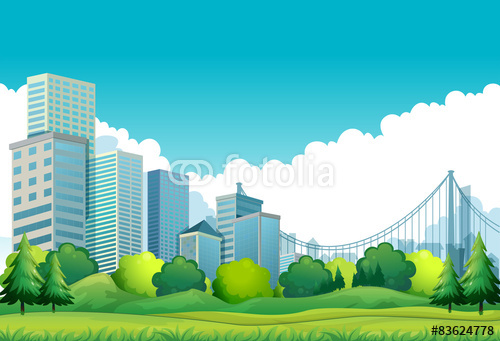 Scenic View Clip Art