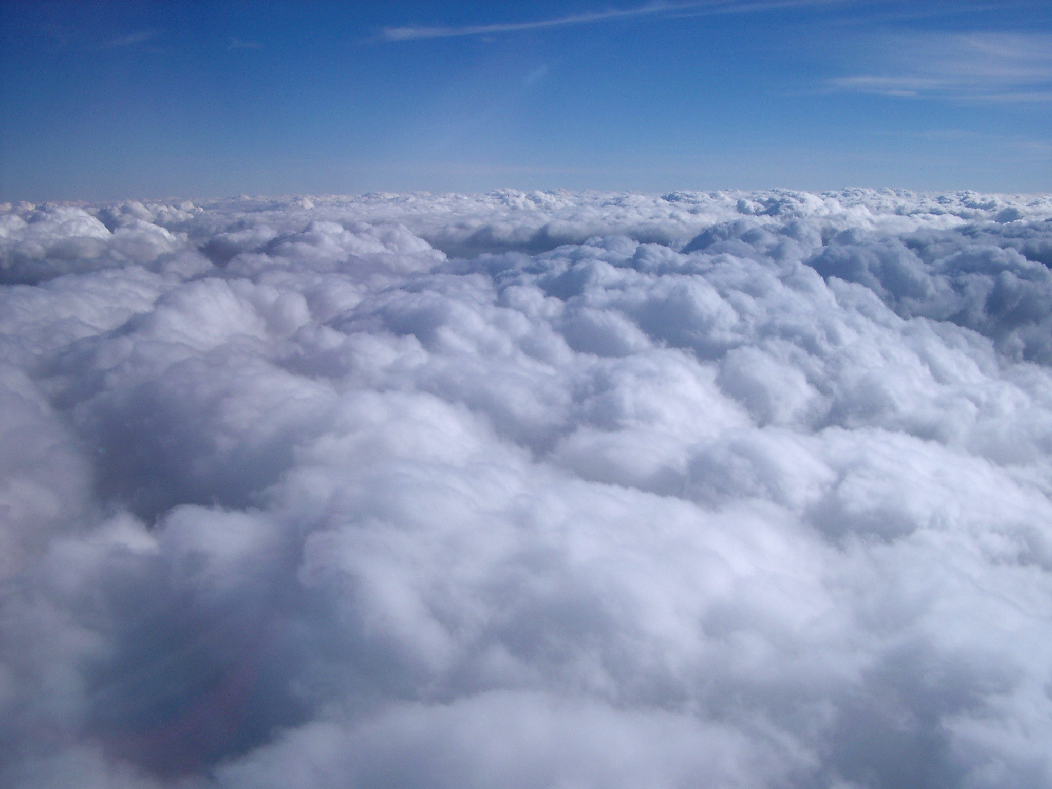 Sky above Clouds