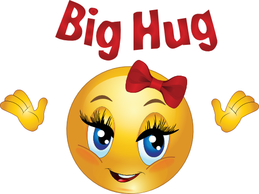 5 Animated Hug Emoticons Images