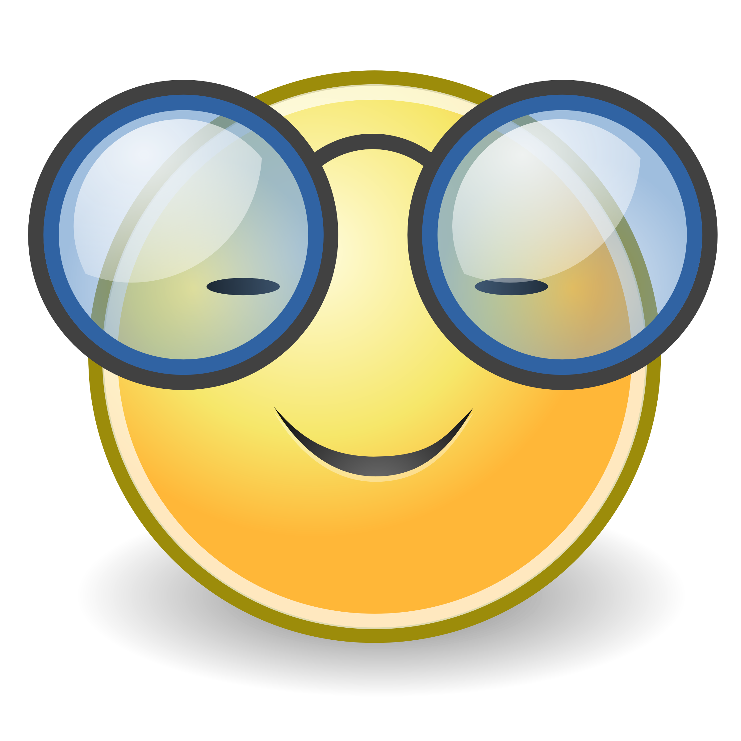 Smiley Face with Glasses