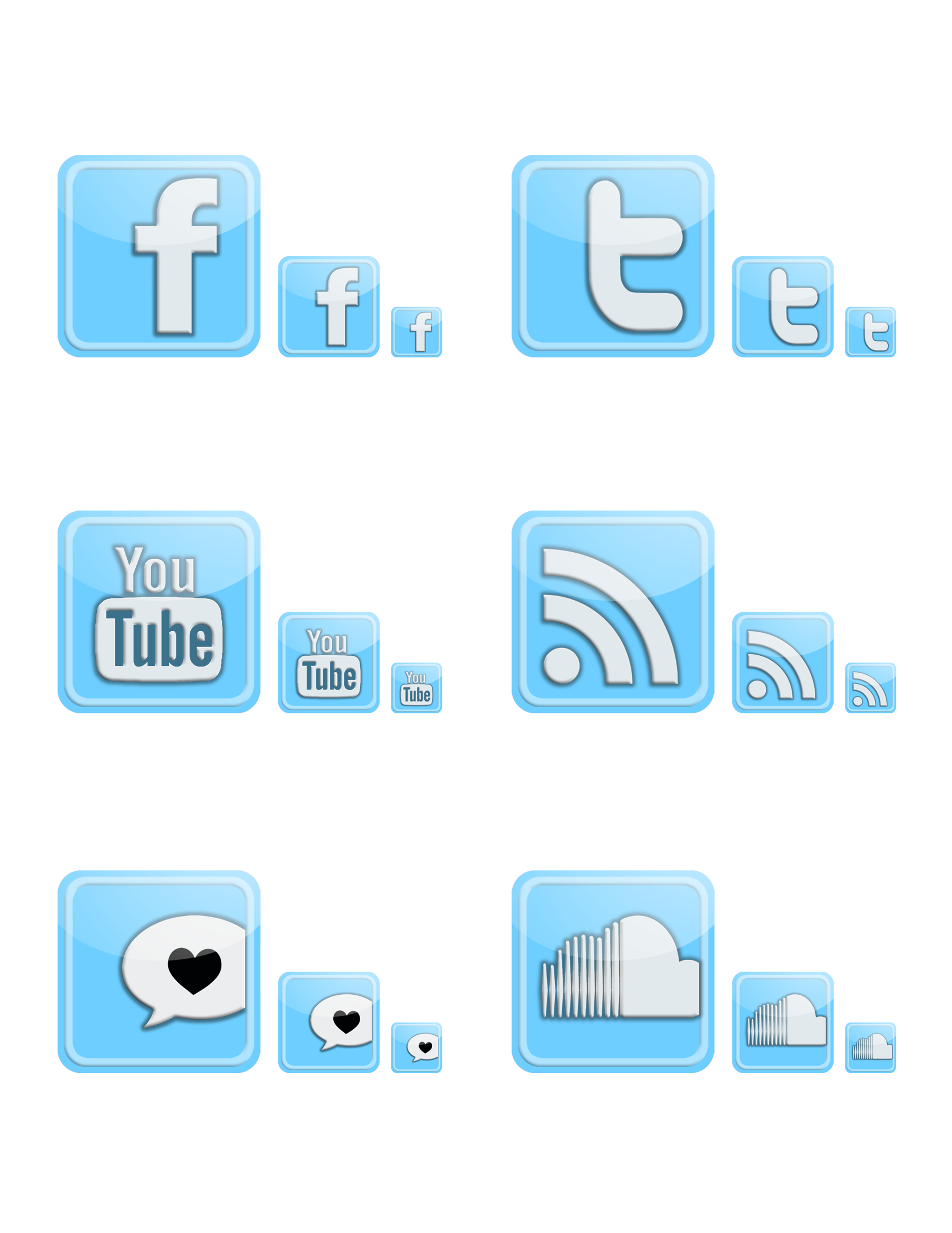 Social Media Icon Set