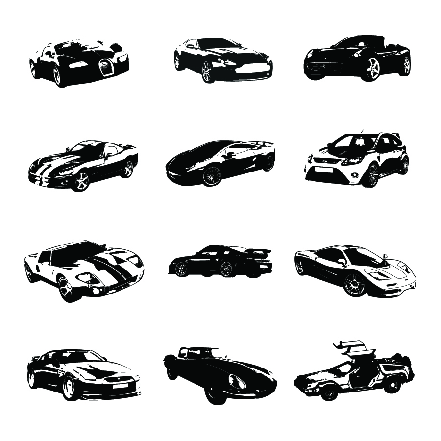8 Car Silhouette Vector Free Images