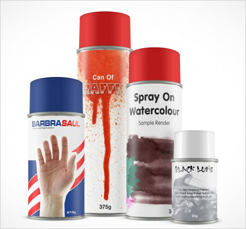 Spray Bottle Mockup PSD Spray Bottle Mockup PSD