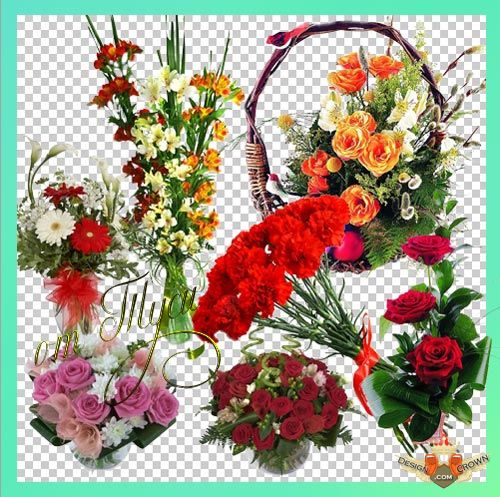 Spring Flower Bouquet Clip Art