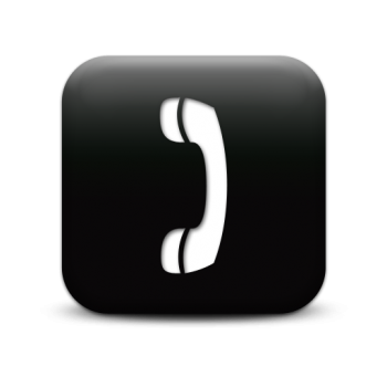 Square Black Phone Icon
