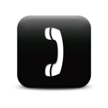 Square Black Phone Icon Square Black Phone Icon