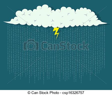Storm Clouds Vector Art