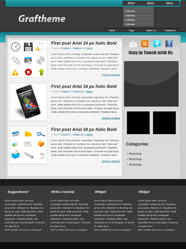 Templates for WordPress Blog Design