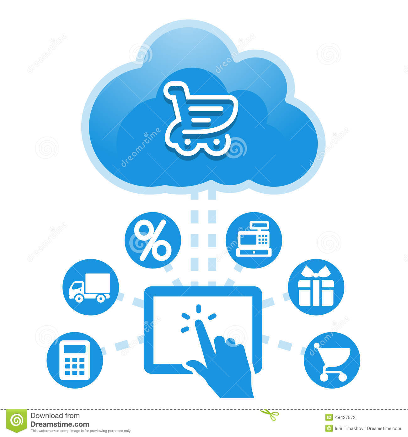 The Icons for Cloud Computing Services The Icons for Cloud Computing Services
