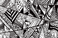 Black and White Abstract Line Patterns