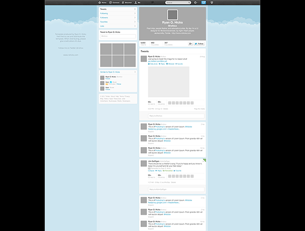 Twitter Templates Free