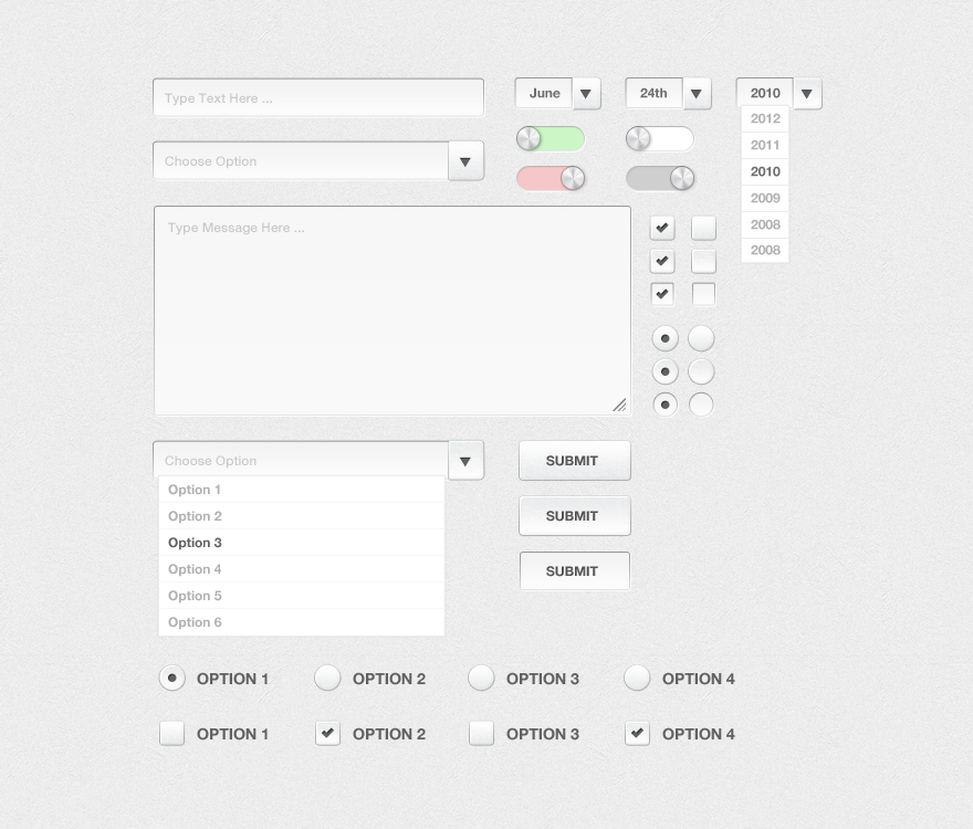 UI Form Elements