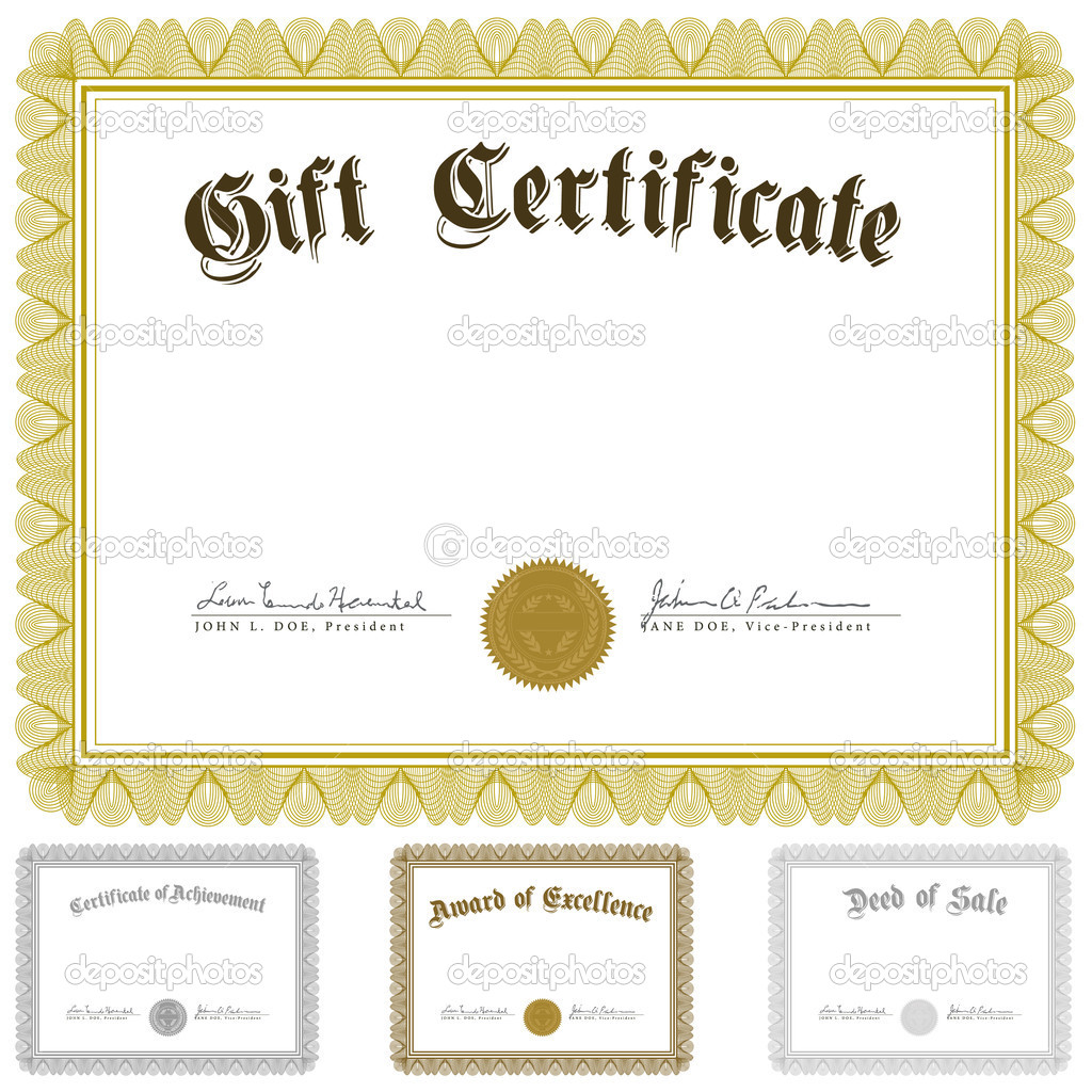 Vector Certificate Borders and Frames