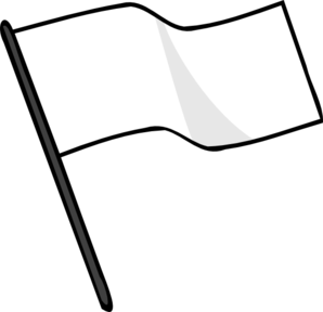 Waving White Flag Clip Art