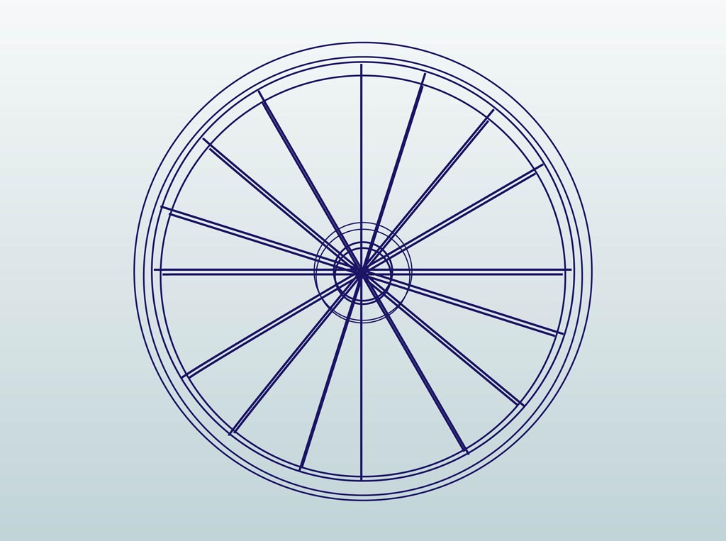 Wheel Vector Illustrations