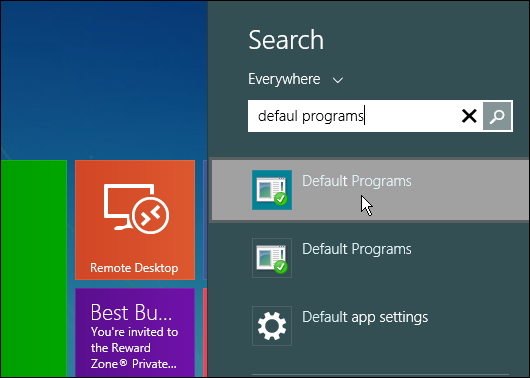 Windows 8 Find Program to Open a File