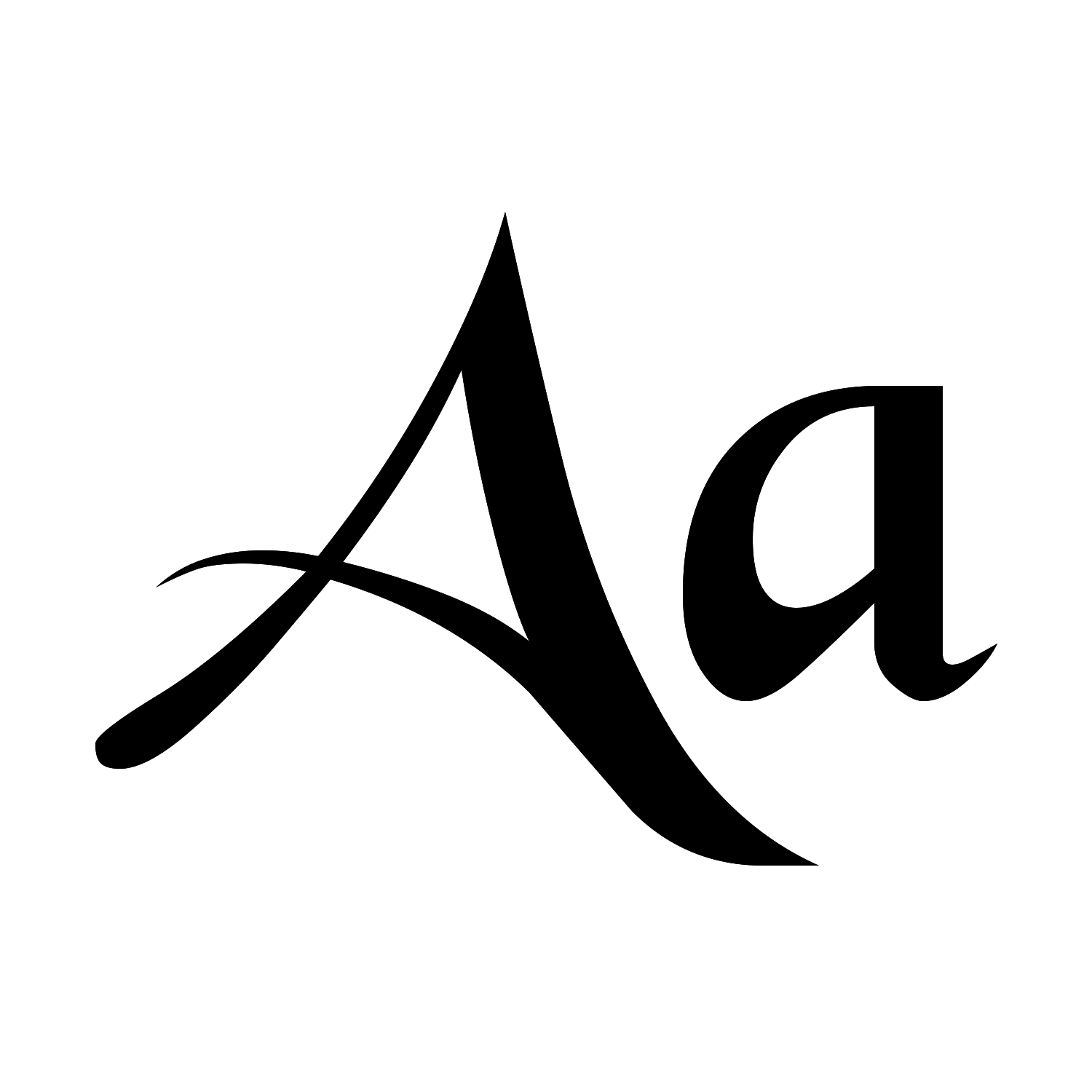 1001 Calligraphy Fonts Alphabet