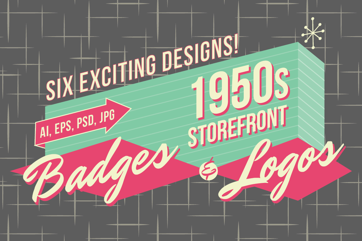 1950s Graphic Design 50s Diner Logo 1950s Graphic Design 50s Diner Logo