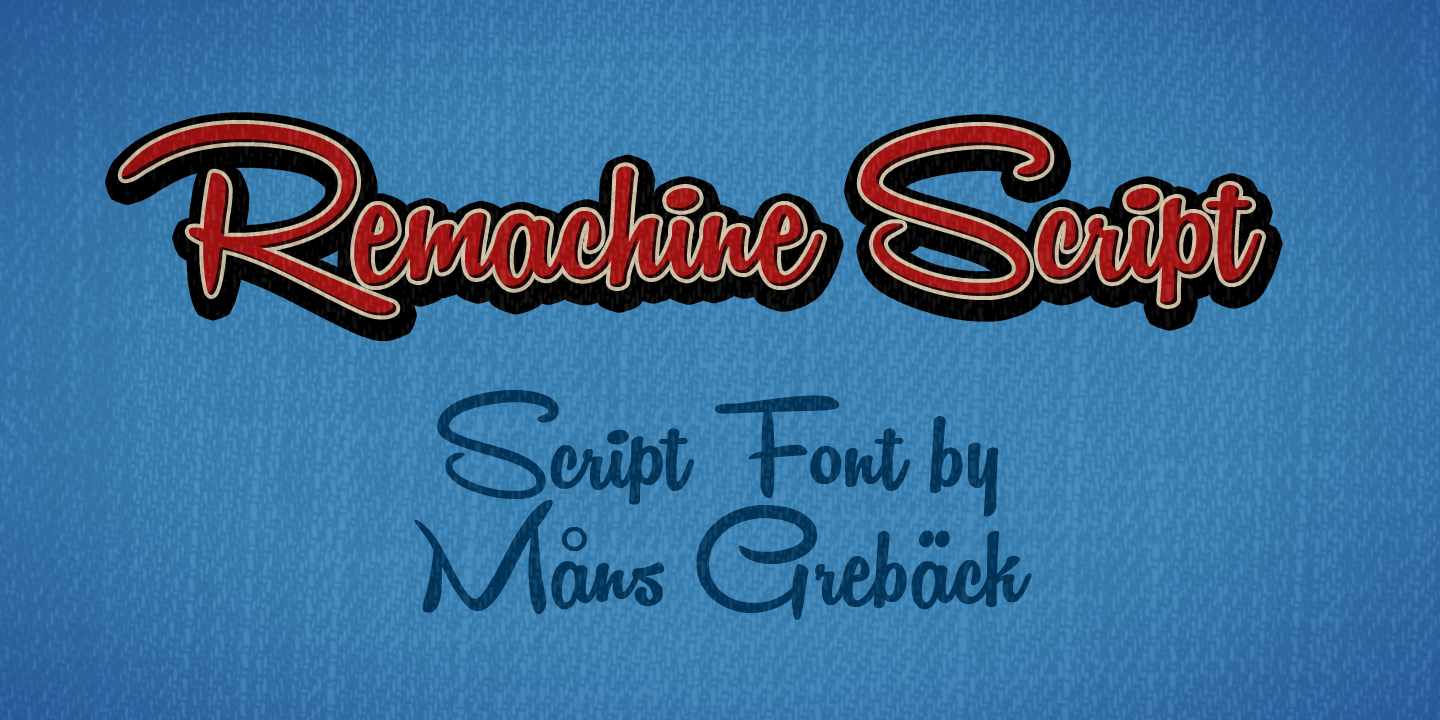 1950s Retro Script Font