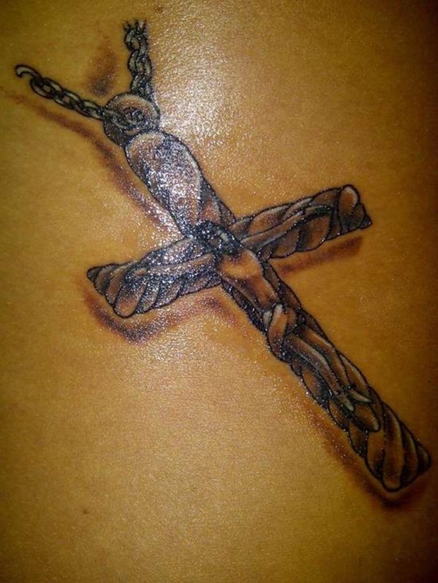 3D Cross Tattoo Designs