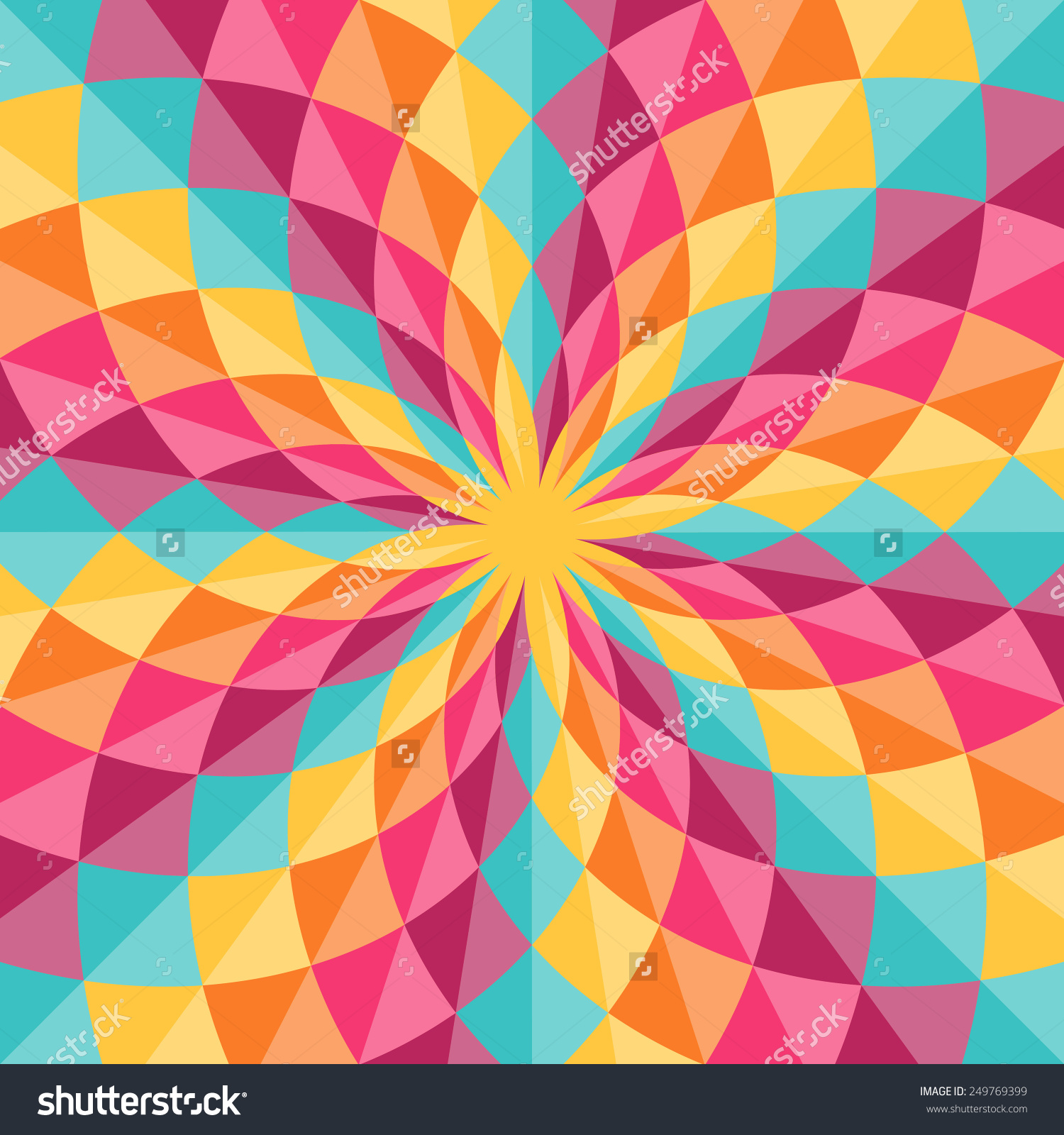 Abstract Geometric Pattern Vector
