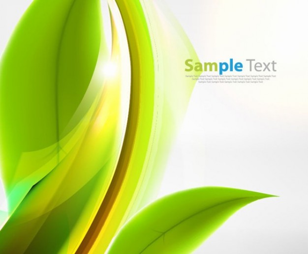 Abstract Green Vector Free