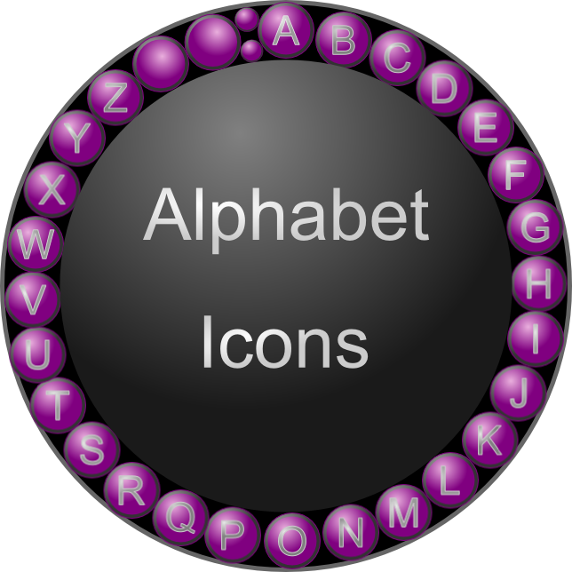 Alphabet Icon Set