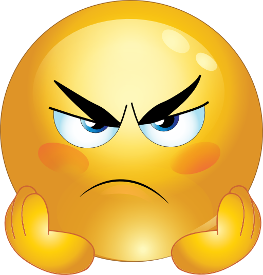 Angry Clip Art Smiley Faces Emoticons