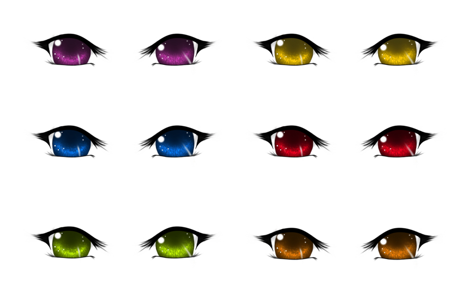 13 PSD Cartoon Eyes Images