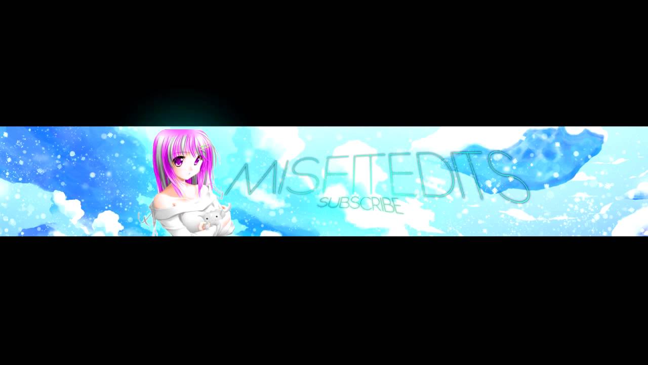 Anime YouTube Banner Template