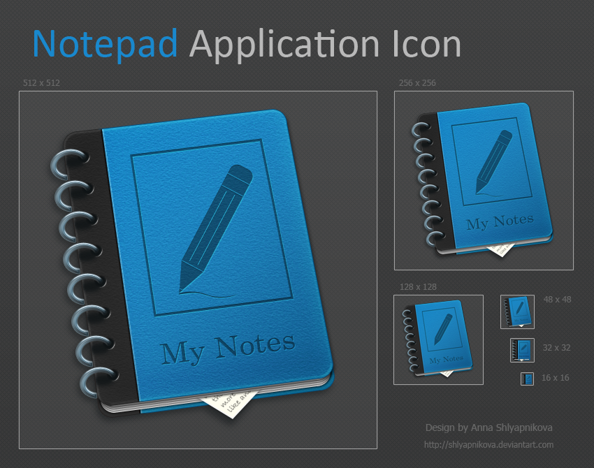 Application Notepad Icon