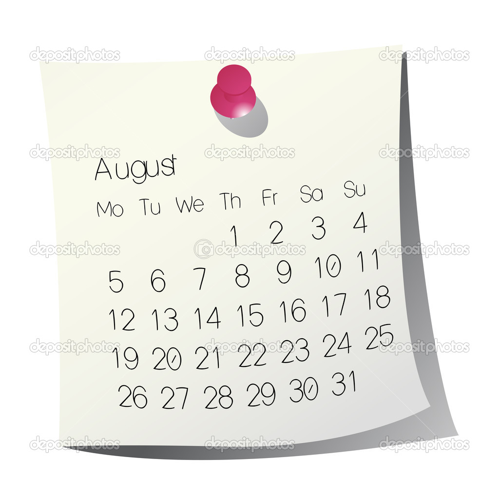 August 2013 Calendar