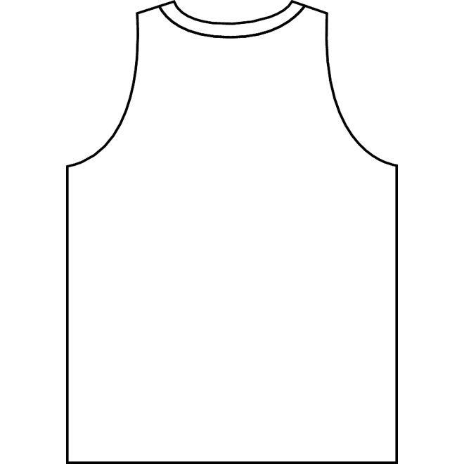 plain basketball jersey template