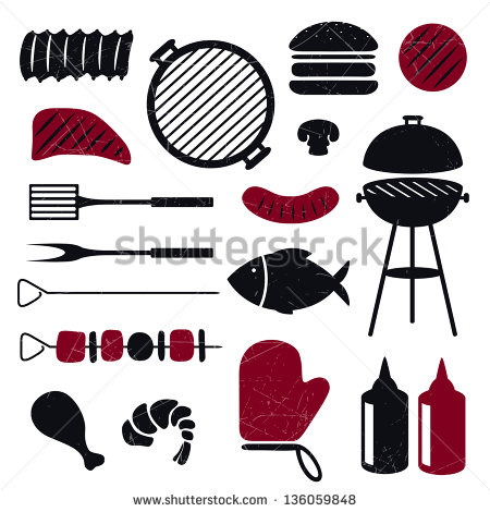 BBQ Grill Vector Clip Art