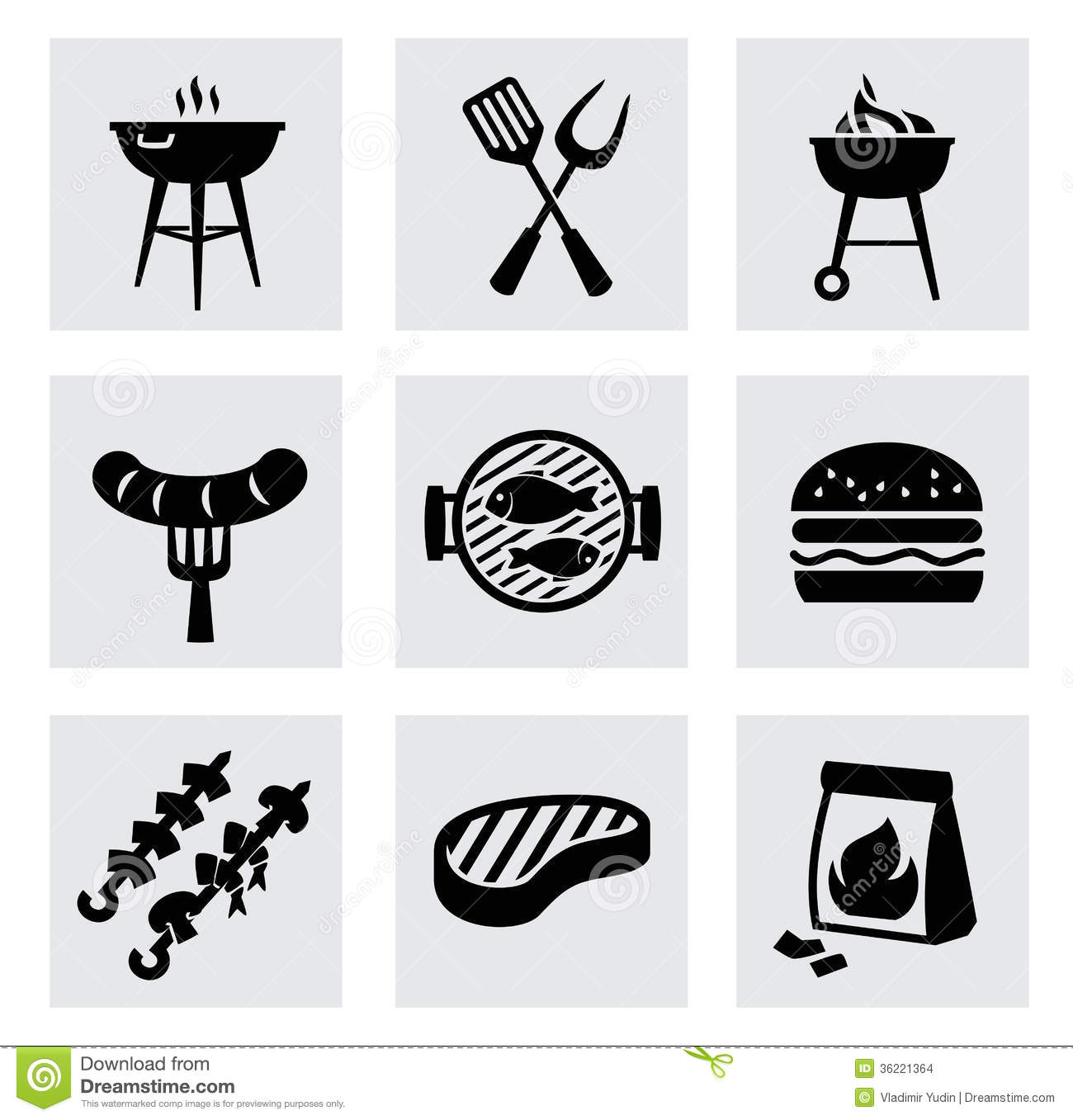 BBQ Grill Vector