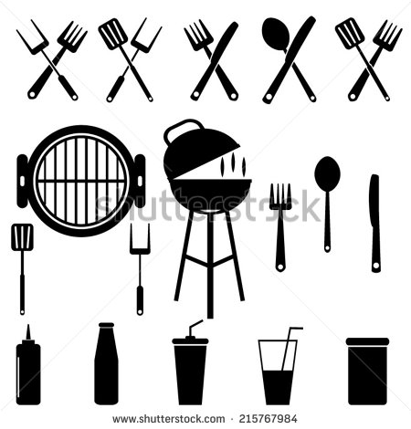 BBQ Stamp Vector Icon