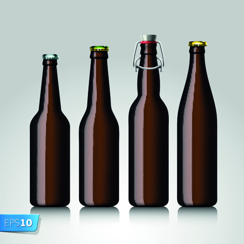 Beer Bottle Vector Free