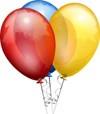 Birthday Balloons Clip Art