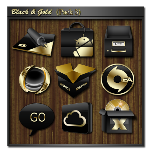 15 Sims4 Icons Black And Gold Images
