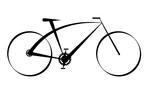 Black Bicycle Vector