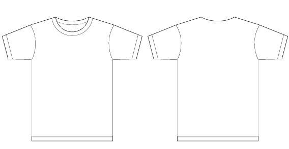 Blank T-Shirt Template