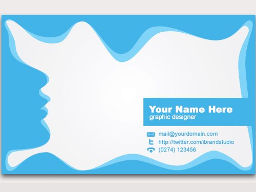 Blue Business Card Templates