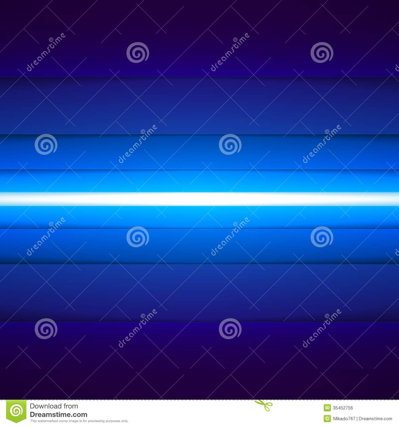 Blue Rectangle Shape